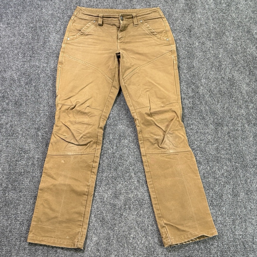 Kuhl Rydr Pants Womens 4 Reg Brown Outdoor Gorpcore Hiking Rugged Canvas